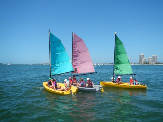 Free kids sailing lessons will be on offer as part of the Expo's commitment to introducing families to the joys of boating in 2015