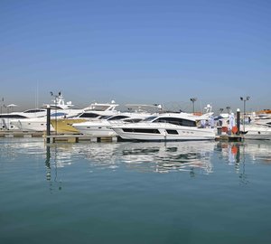 Gulf Craft motor yacht Majesty 122 - The largest superyacht at Kuwait Yacht Show 2015