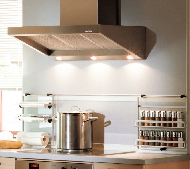 High quality cooker hoods for yachts by AdTIM