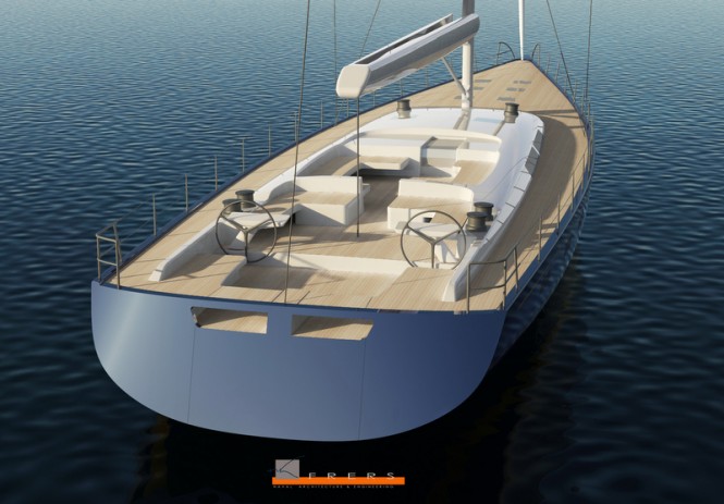 Hull 1012 Yacht - aft view
