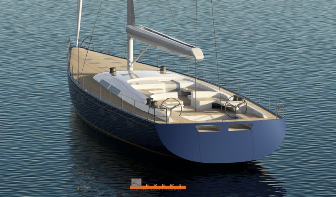 Hull 1012 superyacht - aft view