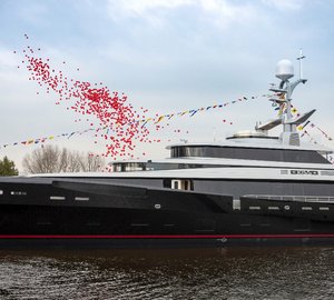 New Feadship motor yacht KISS launched on Valentine's Day