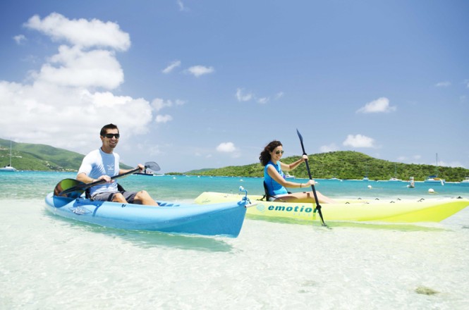 Kayaking in the BVI - Photographs © BVI Tourist Board
