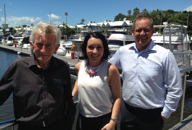 L-R - Harry Davis, Elysia Billingham and Johan Hasser