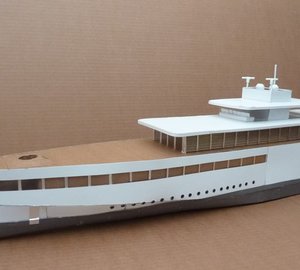 Latest project of Cardboardyachts inspired by Feadship motor yacht VENUS 