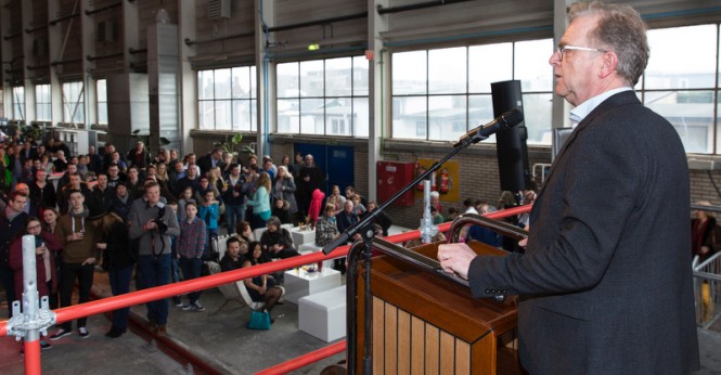 Launching ceremony of KISS superyacht