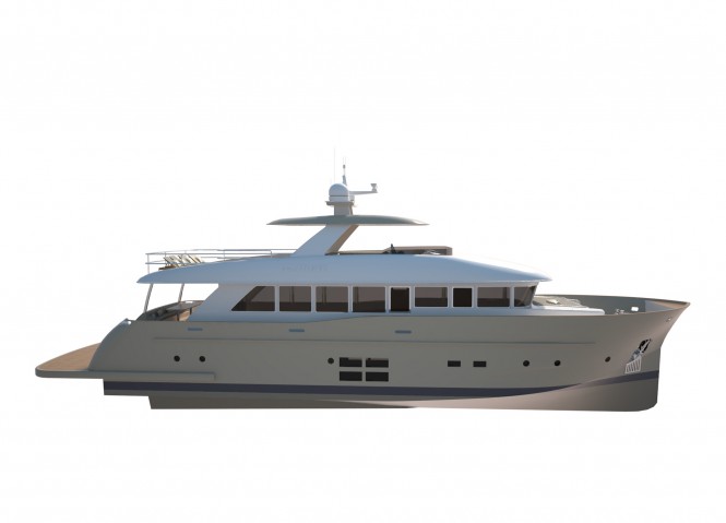 Luxury motor yacht C.Boat 27 sc - Profile
