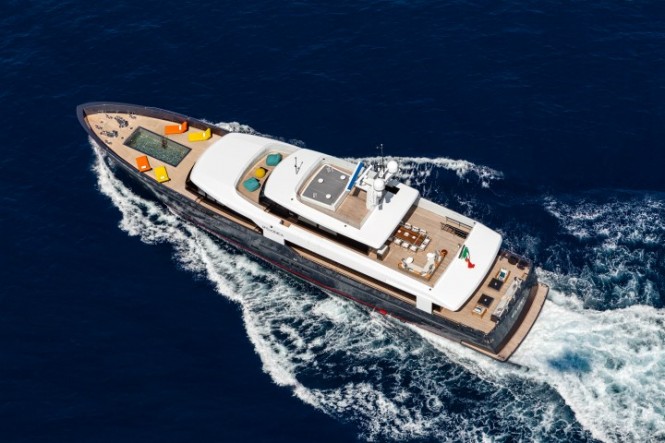 MY LOGICA superyacht from above - G.Sargentini