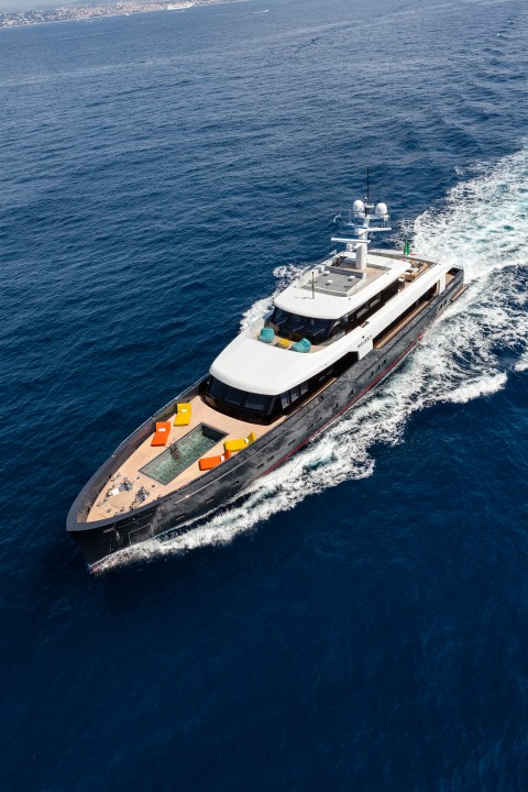 Motor yacht MY LOGICA from above - G.Sargentini