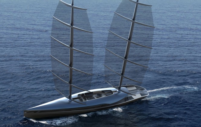 New 55m super sailing yacht CAUTA project by Timur Bozca
