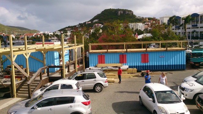 New Budget Marine Lounge under construction