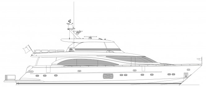 New Horizon E88 Yacht - Profile