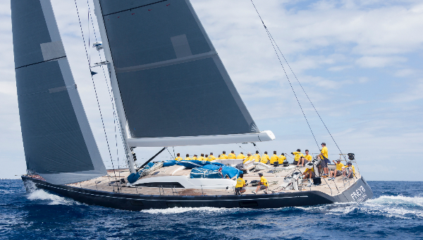 Sailing yacht Freya - Photo by Carlo Borlenghi