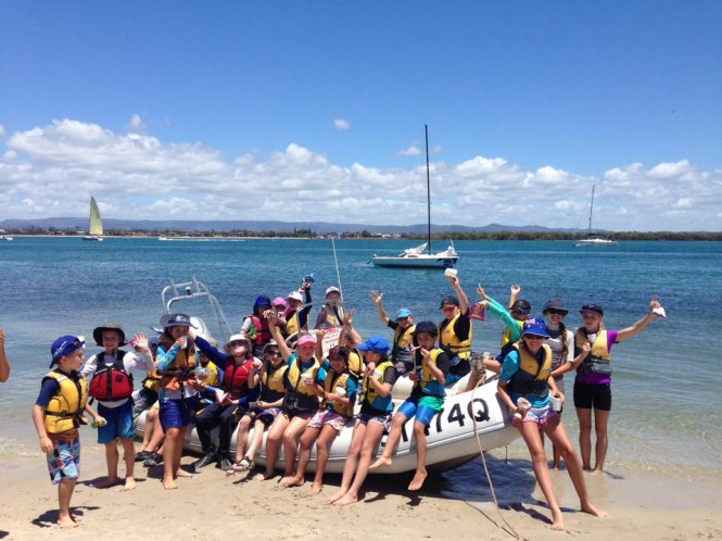 Southport Yacht Club conducts regular school holiday camps and weekend training for budding sailors