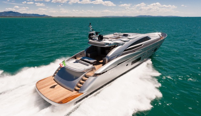 Superyacht AB116 - aft view