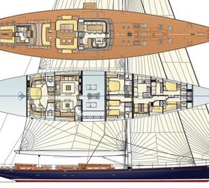Hoek Design Truly Classic 126' Yacht TC126 to feature boarding system by GMT Composites