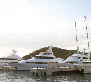 Superyacht marina at Christophe Harbour in St. Kitts now open 