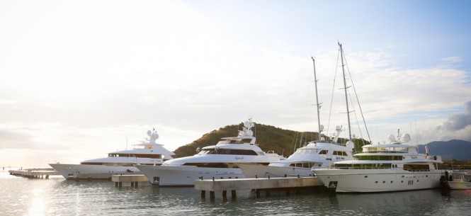 The Marina at Christophe Harbour - a lovely St. Kitts yacht holiday destination