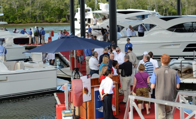 The red-carpet, on-water showcase of new Riviera and Belize motor yachts never fails to impress