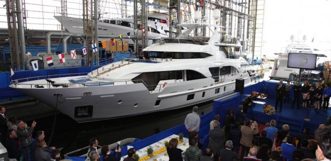 Tradition Supreme 108 Yacht MY PARADIS - a sister ship to INCONTATTO Yacht - at launch