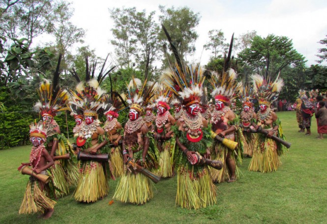 an amazing tribal celebration APS Indonesia arranged for their visiting superyacht clients 