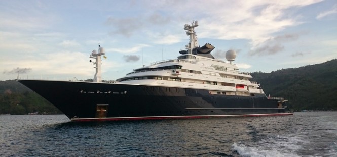 126m superyacht Octopus - Photo by Asia Pacific Superyachts Philippines 