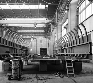 Construction of new 30m MATICA Yacht progressing well at Moonen Shipyards