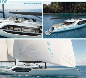 New 55m sailing yacht Project GoWide by Lorenzo Berselli