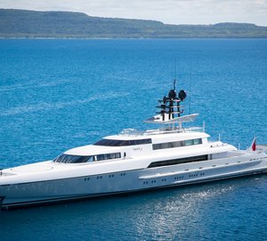 Arrival of motor yacht DRAGONFLY in Vanuatu