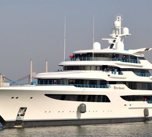Photos of 92m Feadship XL motor yacht ROYAL ROMANCE (hull 1005) under sea trials