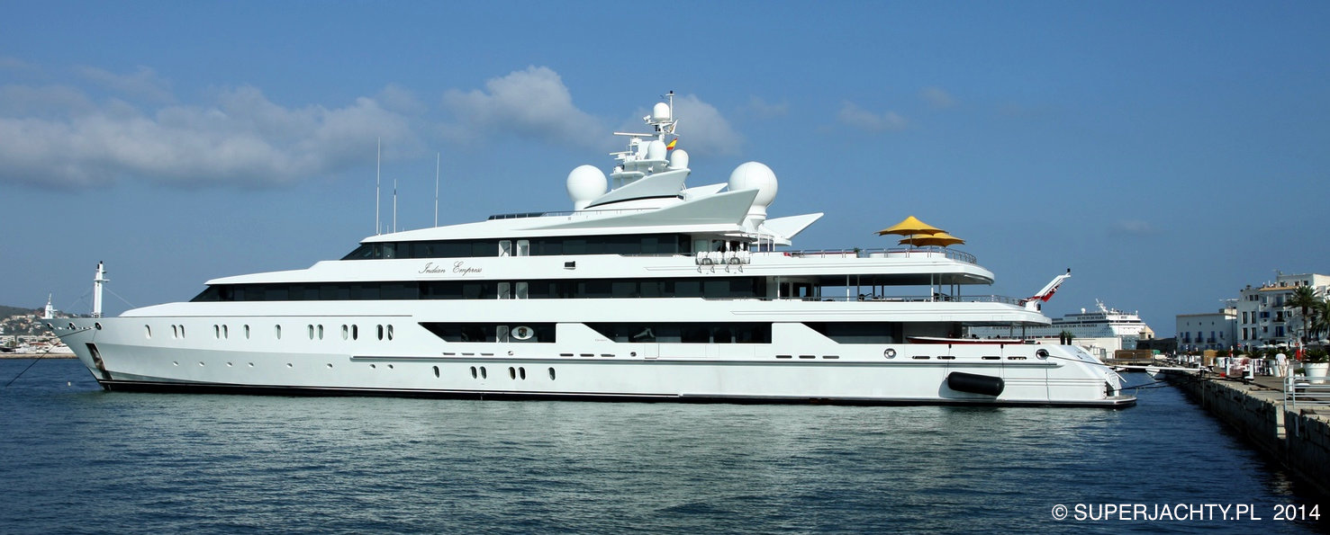 95m Oceanco mega yacht INDIAN EMPRESS Photo by Piotr Rutkowski
