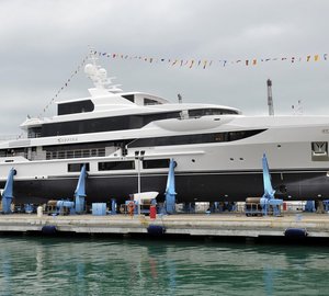Launch of new 56m motor yacht SURPINA (FB267) by Benetti