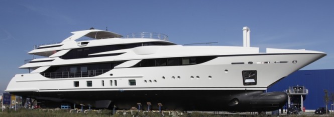 Benetti FB801 superyacht Vica at launch