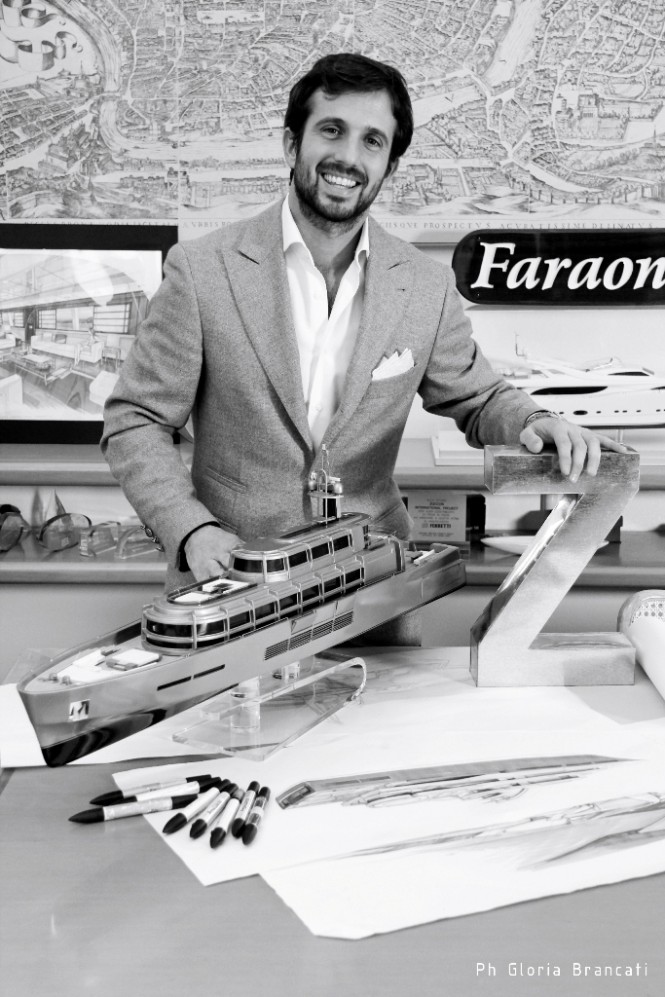 Bernardo Zuccon - Motor yacht Navetta 37 Designer - Photo by Gloria Brancati