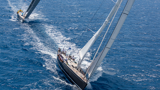 Cape Arrow and Freya in close competition on Oil Nut Bay Race Day. Photo: Carlo Borlenghi