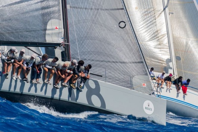 Class B start. Rolex Swan Cup Caribbean 2015. © Rolex/Carlo Borlenghi
