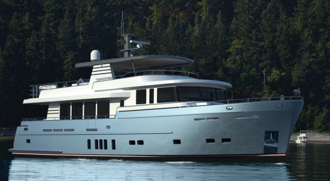 Continental Trawler 2395 Flybridge Yacht by Wim van der Valk
