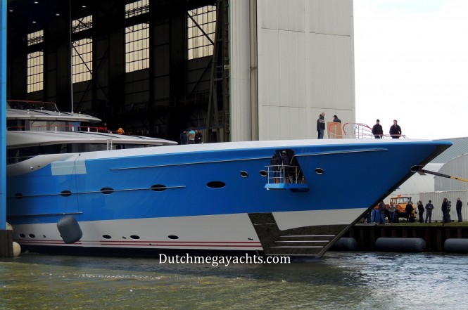 Feadship Yacht MADAME GU - bow - Photo by Dutchmegayachts