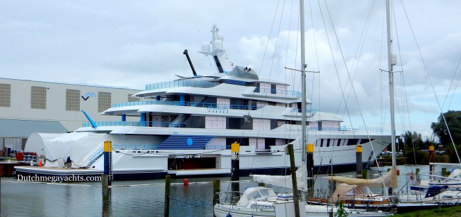 Feadship hull 1005 mega yacht Royal Romance - Photo by Dutchmegayachts.com