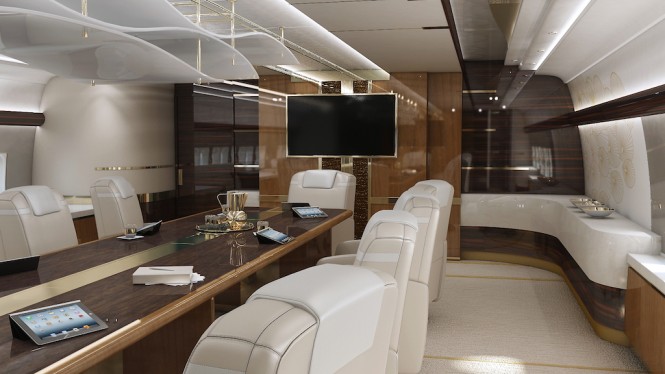 Greenpoint Boeing 747-8 Luxury Jet - Model Conference - Image credit to Greenpoint Technologies