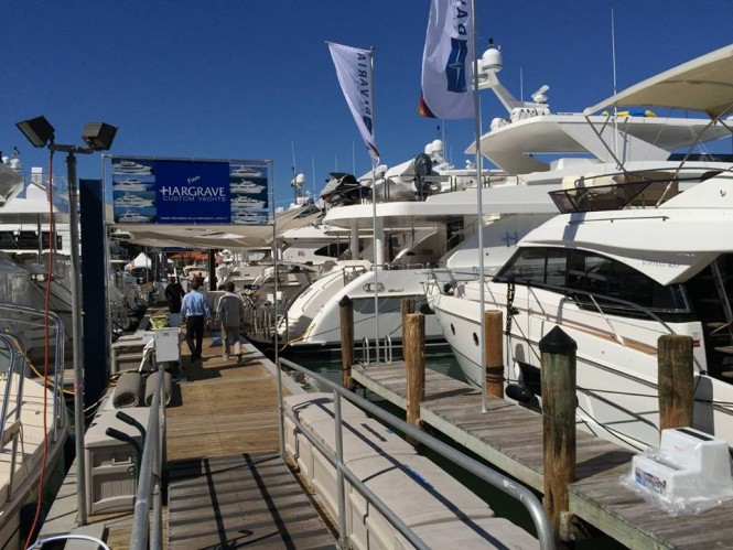 Hargrave Custom Yachts at the 2015 Miami Yacht & Brokerage Show