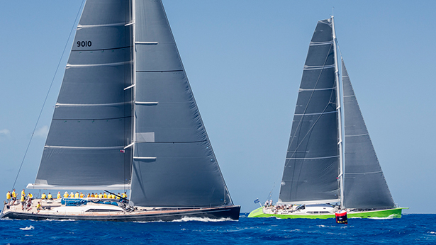 Inoui and Freya yachts finish seconds apart in idyllic racing conditions. Photo by Boat International and YCCS