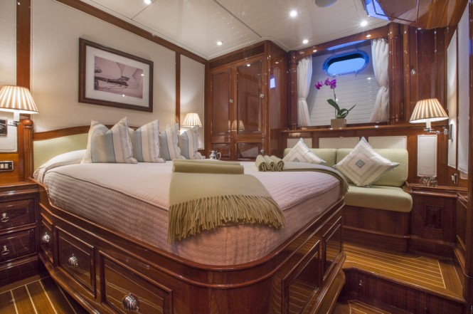 Luxury charter yacht Whisper - Cabin (Photo courtesy of Whisper)