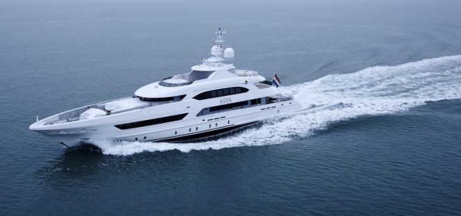 Luxury motor yacht Asya - Photo by Dick Holthuis