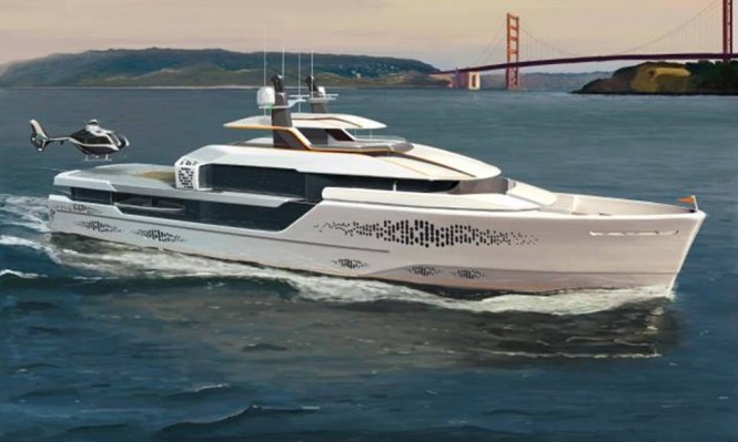 Luxury motor yacht FLOW design by Vripack Naval Architecture