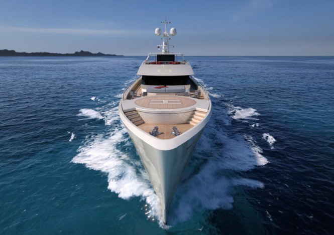 Luxury motor yacht SF60 - front view