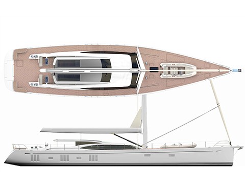 Luxury sailing yacht Oyster 118