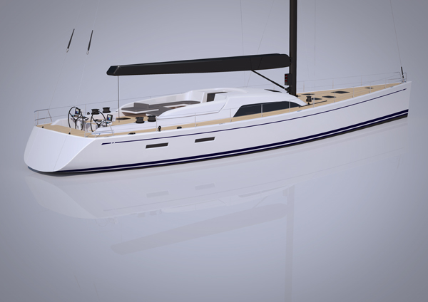 Luxury sailing yacht Swan 80 RS