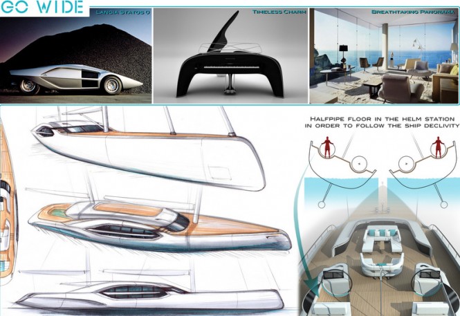 Luxury yacht GoWide concept