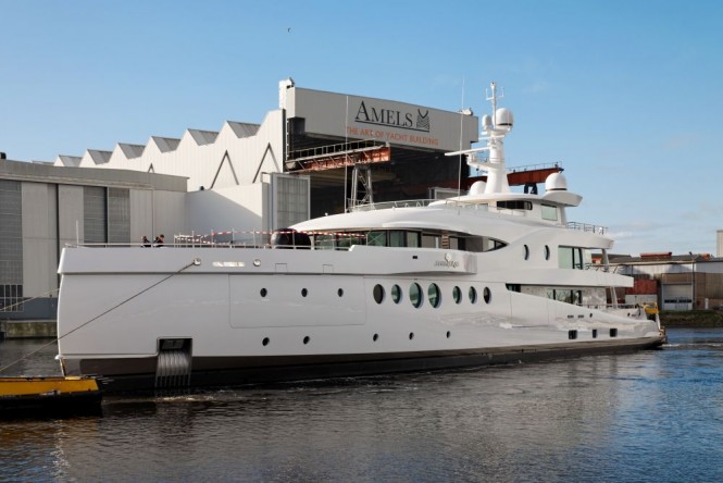 Luxury yacht MADAME KATE at launch